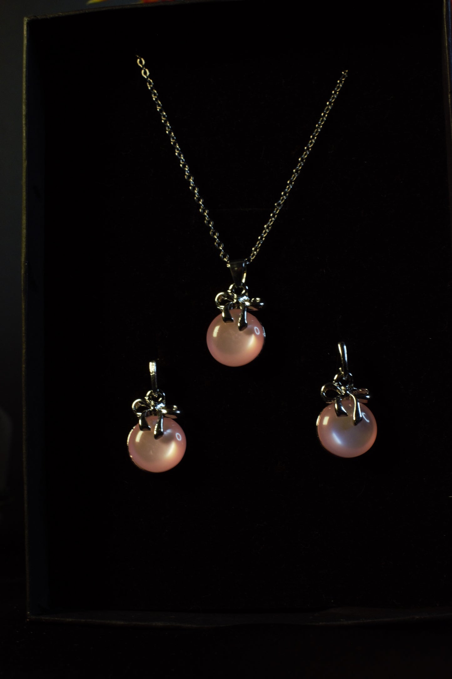Bow necklace  set