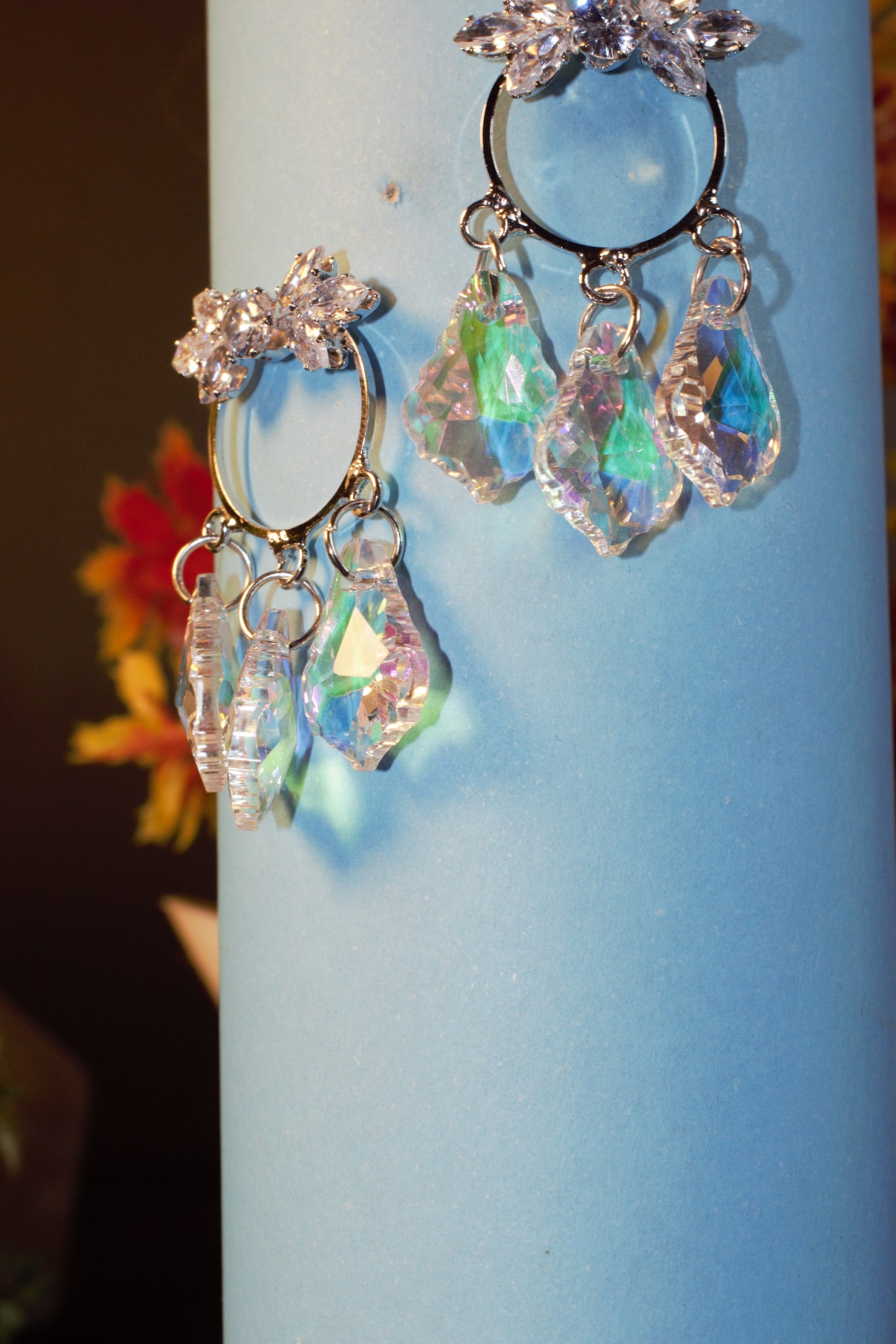 Double shaded earings